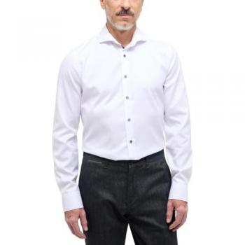 Eterna Langarmhemd uni Regular Fit, Größe 39