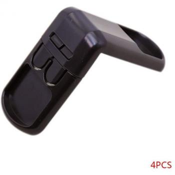 4 Pcs Baby Cabinet Lock Double Snap Fastener