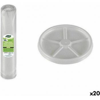 Set de 100 tapas para vasos Algon Café 200 ml