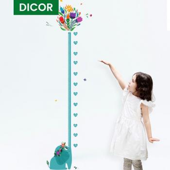 DICOR Self-Adhesive Kawaii Elephant Wall Decals