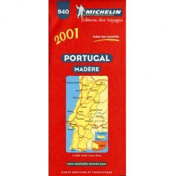 Michelin Portugal, Madera ( Madeira) 1 : 400 000. Strassenkarte. Mit touristischen Hinweisen. Ortsverzeichnis (Michelin Country Maps)