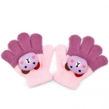 Gants d'hiver doux et épais pour enfants, imitation cachemire, 3-6 ans