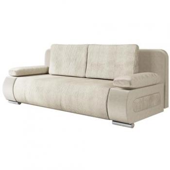 Canapé Comfivo 144 – Modèle Convertible Beige 200x77x92 cm