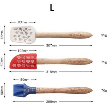 3-Piece Multi-Purpose Pastry Scraper Set