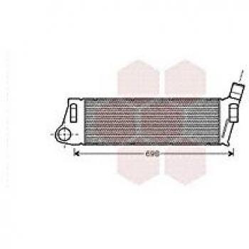 Intercooler Van Wezel 43004316 pour Renault Scénic