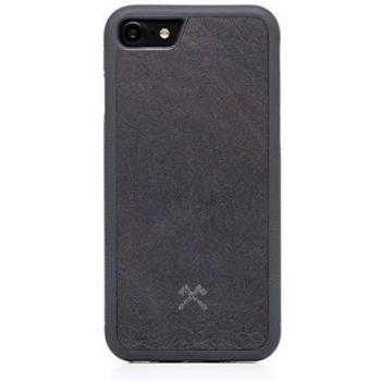 Coque Compatible avec Coque iPhone Se 2020 de Pierre, Coque iPhone 8 de Pierre et Coque de Protection en Noir Volcano