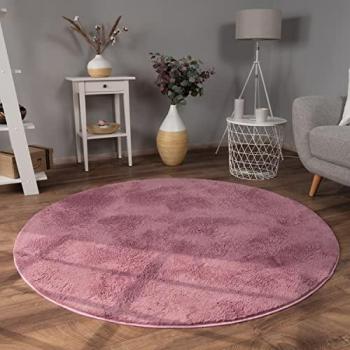 Copertura di Tappeto Rosa in Pelle Morbida