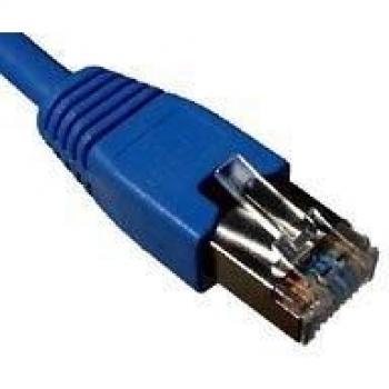 Telegärtner Patchkabel Kat.6A (tief) S/FTP 0,5 m blau