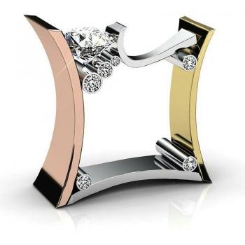 Joyería YOBEST Anillo Enorme de Compromiso Corte Princesa