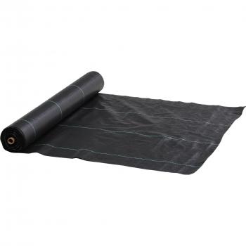Rollo de Malla Antimaleza Outsunny 2×100 m – Control de Malezas Negra