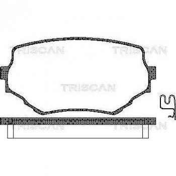 Freni TRISCAN 8110 69002 Kit di Pastiglie