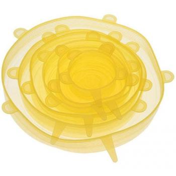 Tapas de cocina de silicona elástica