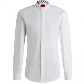 Hugo Kaleb Longa Camicia Bianca 40