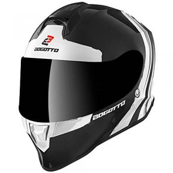 Casco Wild-Ride Bogotto V151 Nero Bianco XL