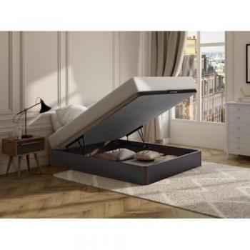 Sommier coffre 160 x 200 cm – Naturel Foncé – HESTIA de YSMÉE