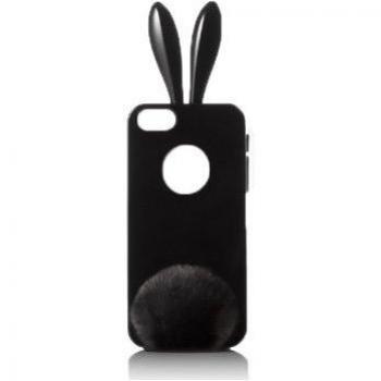 Rabito Custodia Con Orecchi E Coda Per IPhone 5 Black Marabito5-Bk Custodia Cove