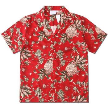 Camisa Estilo Callejero Dark Red