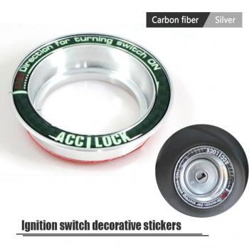 CHUKY Pegatinas de Carbono para Interruptor de Encendido de Coche