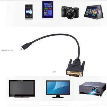 Micro HDMI to DVI High-Speed Transfer Cable