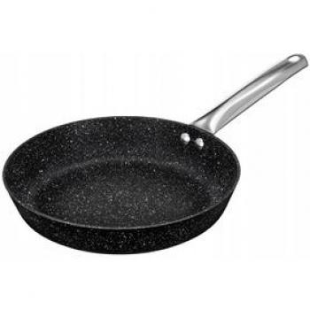 Smile Mineralpfanne Ø 24 cm, Edelstahl schwarz