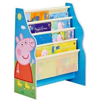 Mensola per Libri Peppa Pig, 51x23x60 cm, Blu, Worl213012