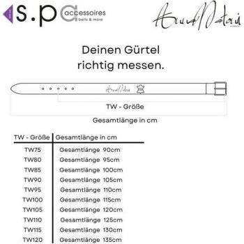 Schwarzer Damen‑Ledergürtel ANNAMATONI – Rindsleder, unifarben, silberne Schließe, Gr. 80