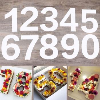 16 Inch PET Plastic 0-9 Numbers Love Cake Mold