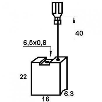 Kit de charbons Bosch 1128X – 2 unités