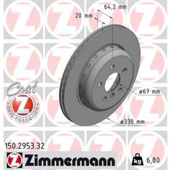 Cast Iron Brake Disc 150.2953.32