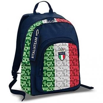 Zaino con chiusura zip e spallacci regolabili