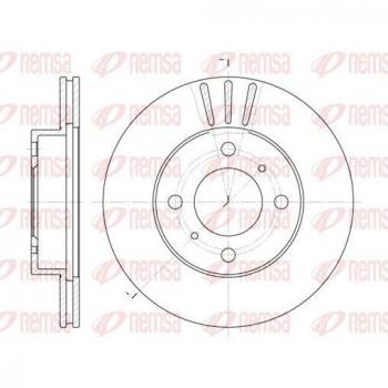 Bremsscheibe Remsa 6557.10 – Vorderachse