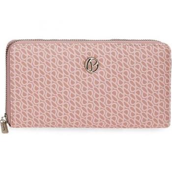 Cartera rosa de mujer con cremallera Pepe Jeans