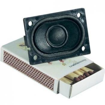4 cm Black Oval Mini Speaker