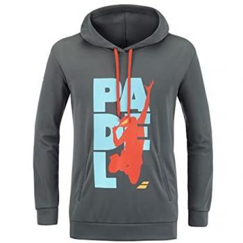 Babolat Sudadera Padel Gris Con Capucha