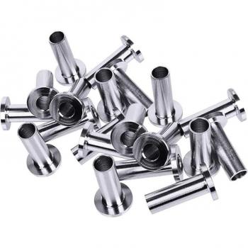 Protection de câbles balustrades : 20 pièces d’acier inoxydable T316 avec œillets 1/8 pouce