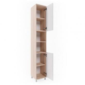 Mobile bagno Fynn, alto, 30 x 190 cm, legno di quercia Sonoma