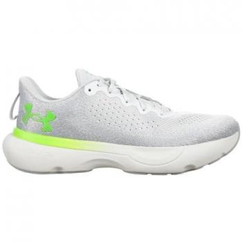 UA Infinite Footwear in Tonalità Grigia e Verde 43