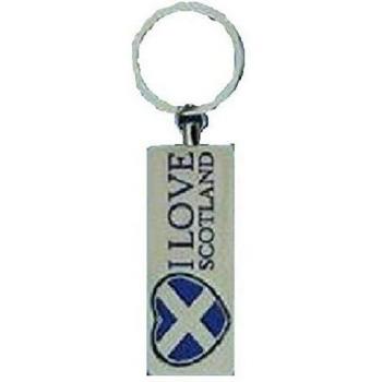 Scotland Love Flag Keychain – Metal Souvenir