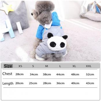 Panda Overall for Puppies
