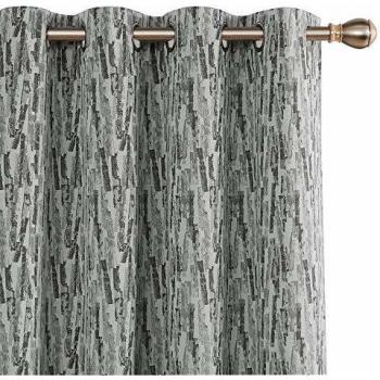 Thermal Insulated Bedroom Curtains – Triple Pass, Grey