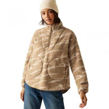 Regatta Natural Frankie Borg Fleece für Damen – Halbzipfel