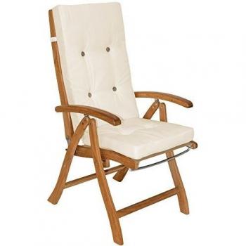 Stuhlauflage 6er-Set Creme für Hochlehner Vanamo