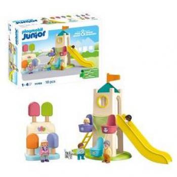 Playmobil Junior: Parco Avventura con Scivolo e Gelateria