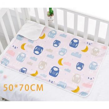 Elinfant 100% Baumwolle Bambus Frottee Wickelauflage tragbar wiederverwendbar waschbar wasserdicht