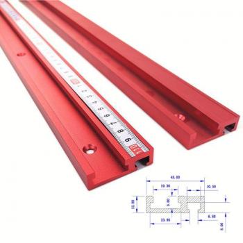 45 T‑Slot Chute – aluminium T‑tracks en standaard mijter track stop, houtbewerkingstool voor werkbanken