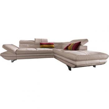 Enterprise L‑Form Ecksofa COTTA – B277 cm, H91 cm, T104 cm, Softlux‑Kunstleder, Bettfunktion optional