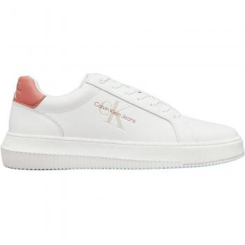 Calvin Klein Jeans Sapatilha Chunky Macacão Branco e Vermelho