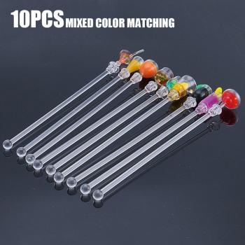 10pcs Acrylic Swizzle Sticks
