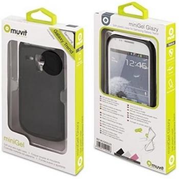 Carcasa Muvit Negro MiniGel Samsung Galaxy Trend S7560