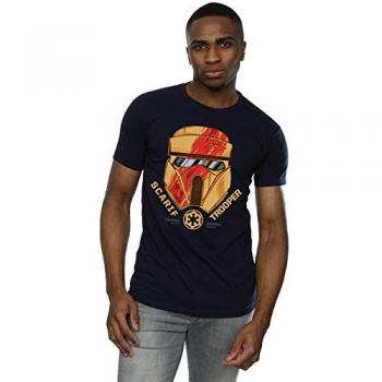 Star Wars Men's Rogue One Scarif Shore Trooper T-Shirt, Large, Deep Navy